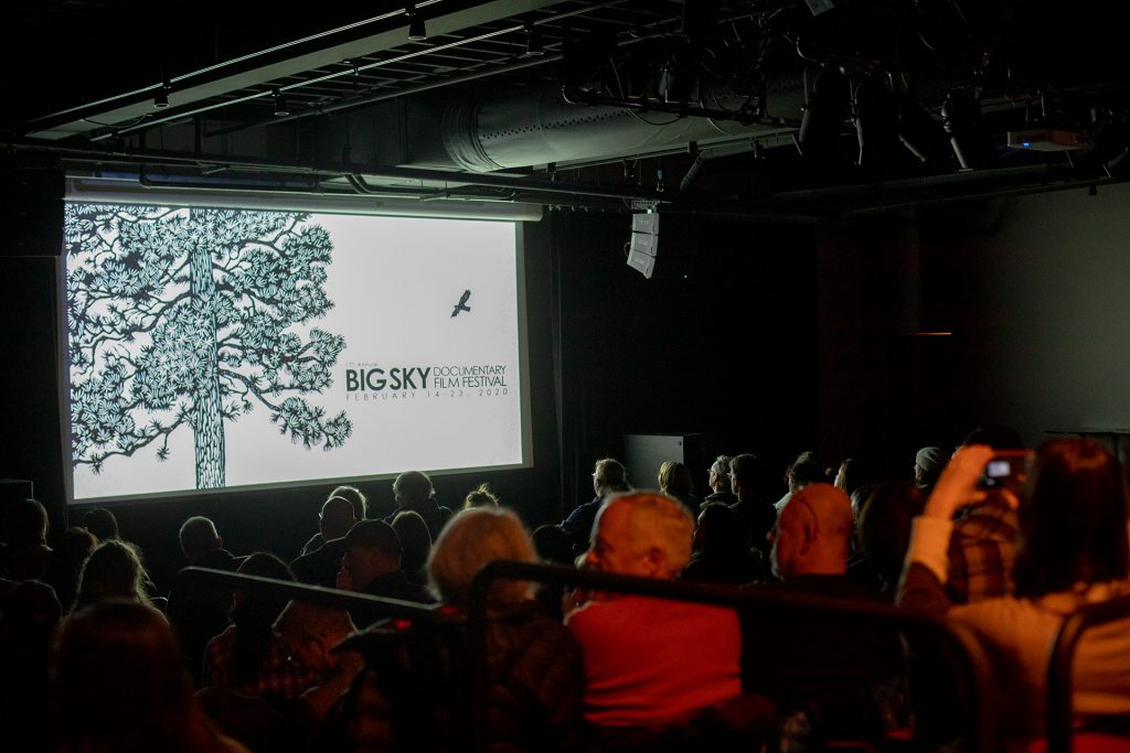 Photo of screening at the Big Sky Film Festival