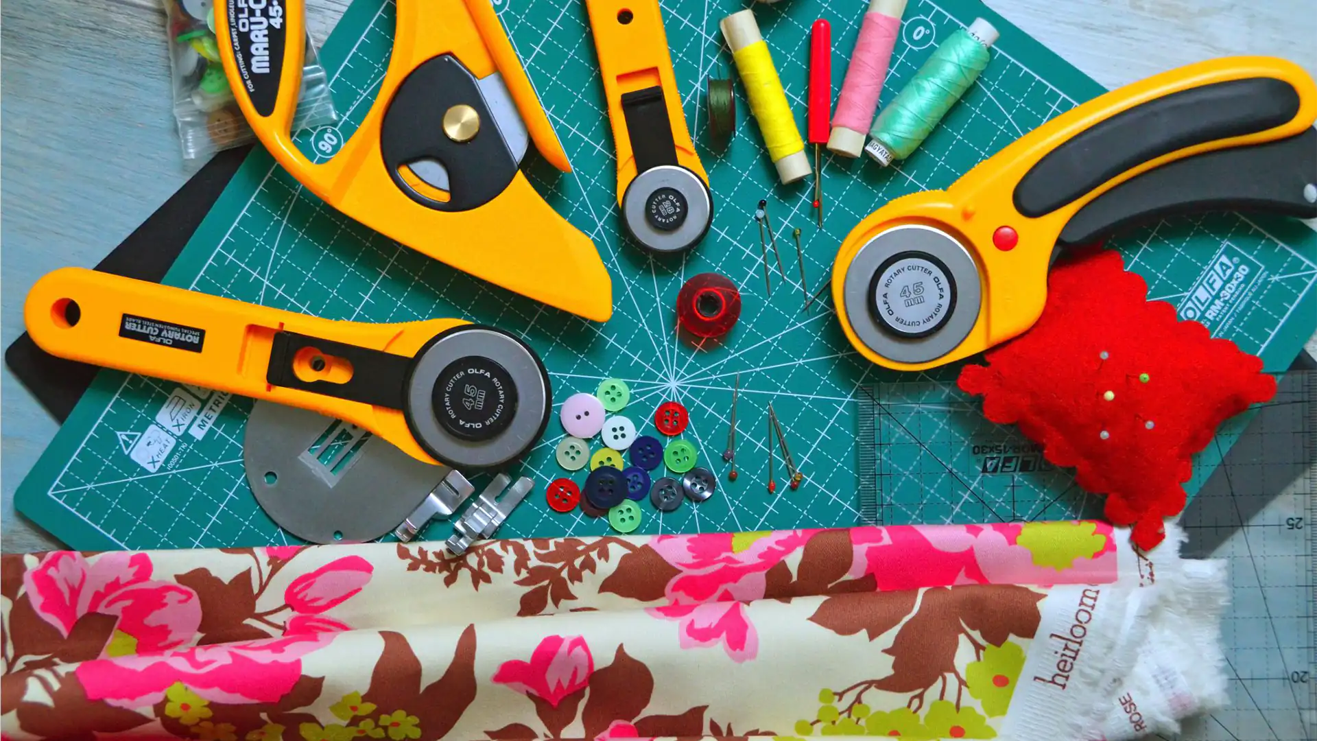 Colorful Sewing Tools